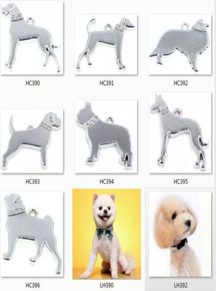 

50pcs whole mix silver polish dog tags hang pendant charms hang charms dangle charms diy key chain keyrings jewelry making7492630, Bronze;silver