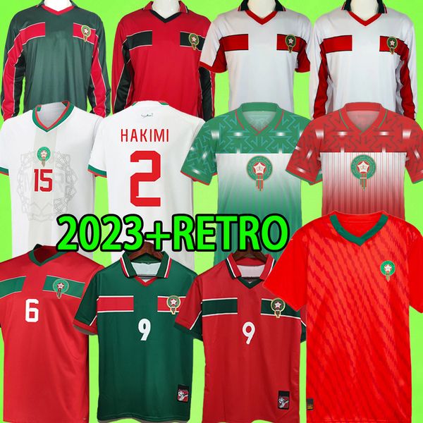 

2023 morocco soccer jerseys women hakimi mazraoui amrabat ziyech boufal saiss fan player version 22 23 football shirt t 94 98 hadda uniform, Black;yellow