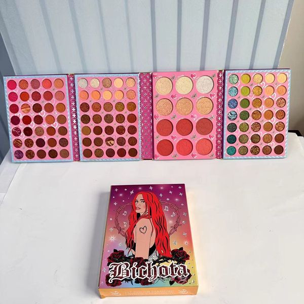 

eye shadow and shimmer selena 117 colors matte glitter bad bunny high pigmented 4pages comics girl paletta 230718