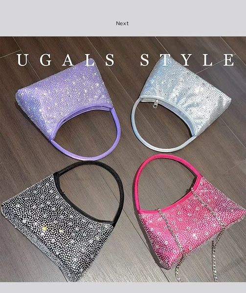 

evening bags deluxe diamond cloud bag sparkling night bag dinner party clutch wallet women's sparkling dress handbag shoulder bag messe