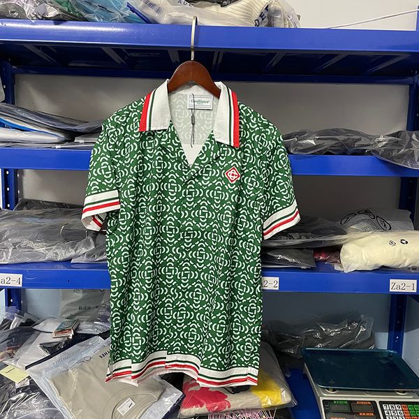 

mens casual shirts real casablanca fashion shirt contton 230718, White;black