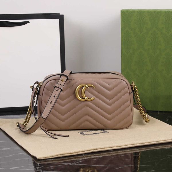 

new leather disco bag g447632 women marmont chain single shoulder crossbody bag handbag r camera bags mobile phone bag wallet