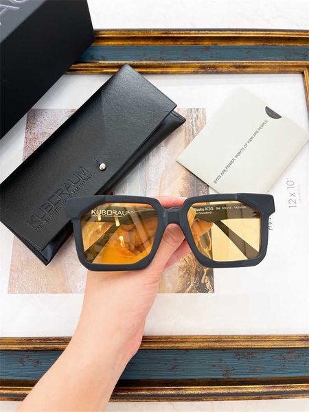 

Designer Kuboraum top sunglasses 2023 new kuboraum big frame k30 for men and women with logo box