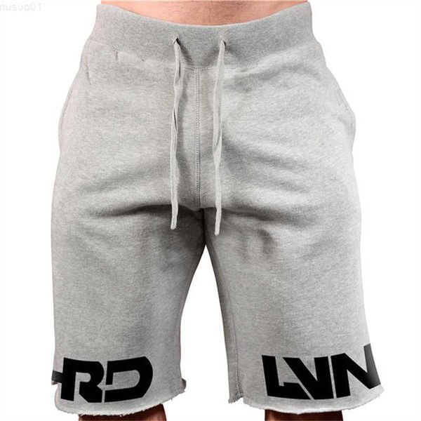 

men's shorts men new printing sporting shorts trousers cotton bodybuilding sweatpants fitness short jogger casual gyms men hip hop shor, White;black