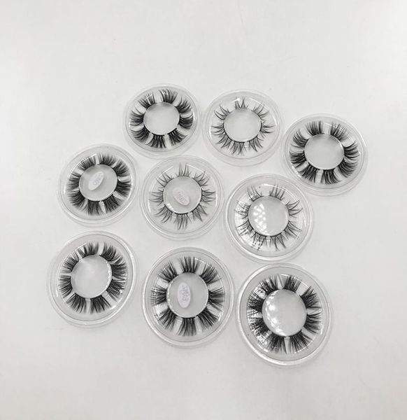 

hick curly 3d segmented false eyelashes soft light reusable hand made fake lashes crisscross easy to wear 7 models available 6904321