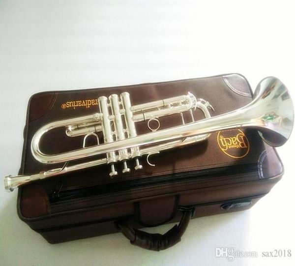 

real picture shooting bach trumpet silver plated lt180s43 stradivarius professional bbinstrumentos musicales profesionales mouthp4505527