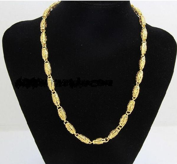 

buy fine yellow gold jewelry heavy mens 24k yellow solid gold gf chain necklace wide 7mm length 50cm weight 362190077, Silver