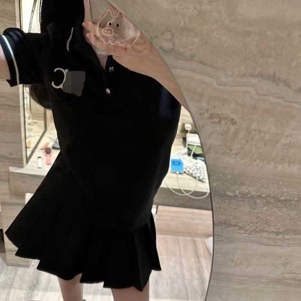 

women's t-shirt designer three-dimensional embroidery women's polo shirt with lapel black short sleeved t-shirt casual loose fitti, White
