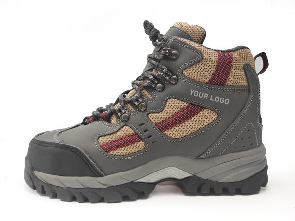 

men's lightweight work, anti impact, anti puncture, steel head, men's insulation, breathable, and anti odor, Black;brown