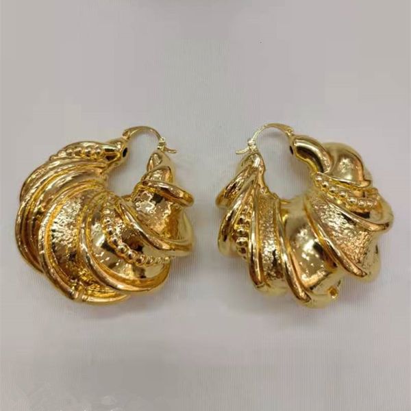 

stud hoop earrings women irregular bohemian vintage earrings african dubai india drop earrings bride fashion jewelry accessories 230718, Golden;silver