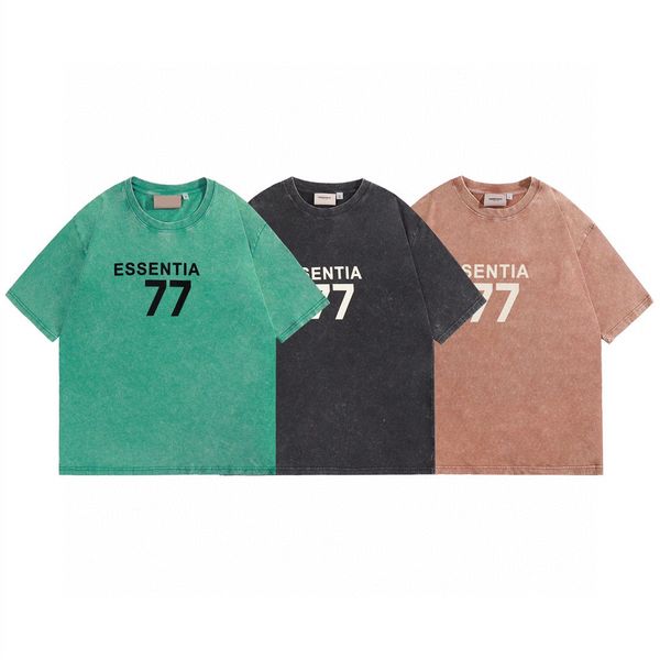 

men's plus tees & polos custom woven and dyed fabric with comfortable and soft texture. embroidered graffiti letter on the chest, loose, Black;brown