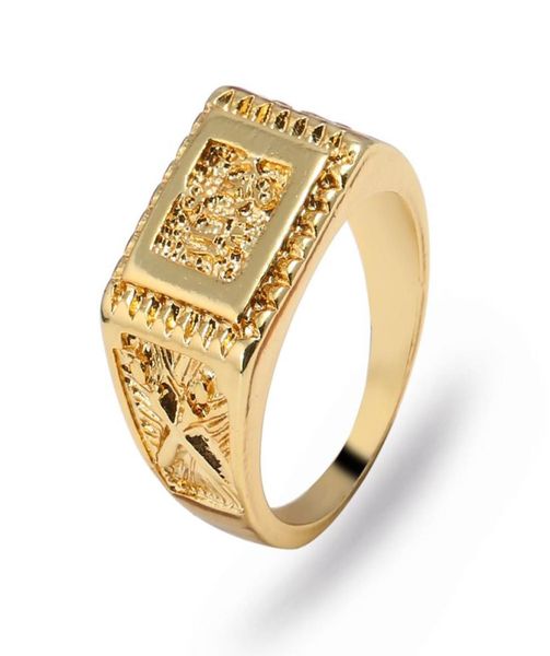 

gift 18k gold plated men jewelry arab rings gold plated brand middle east jewelry quran ring for men christmas gifts8066358, Silver
