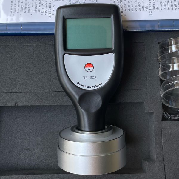 

handheld water activity meter tester monitor wa-60a with bluetooth or rs-232c measures the water activity of foods,fruits,etc.