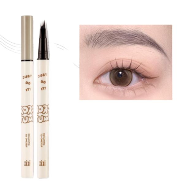 

four -headed eyebrow pen imitation wild eyebrow waterproof, not smudge four -paw split liquid eyebrow pencil, many style choices, support cu