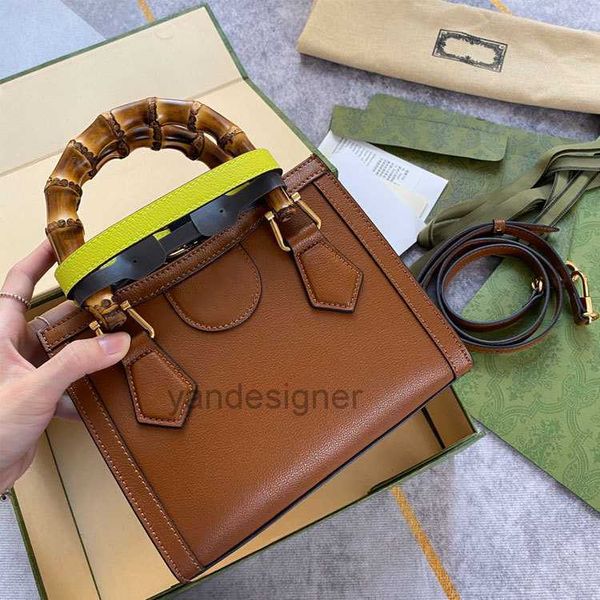 

bamboo diana designer bag tote bag autumn new high version handbags single shoulder diagonal bag fashion gucs women's bag