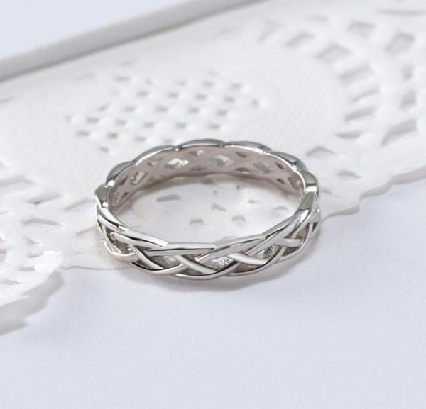 

branch knot braid ring silver rose gold rings band for men women fashion jewelry will and sandy gift4632671