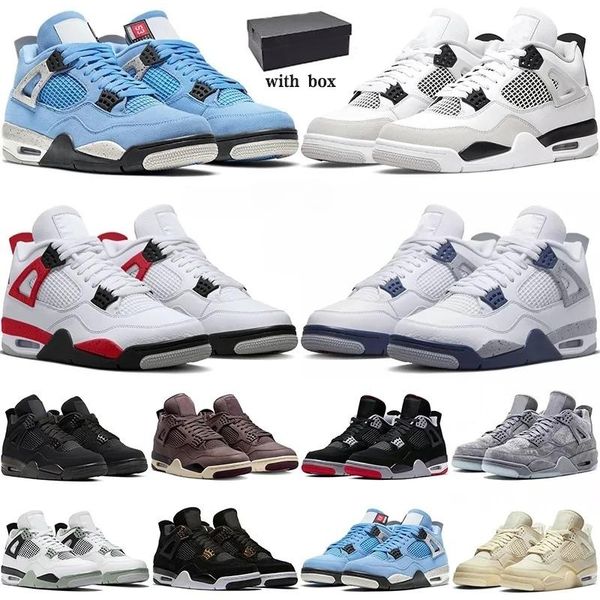 

og men women 4 basketball shoes jumpman 4s mens sneakers military black cat white oreo infrared cactus jack university blue womens sport tra