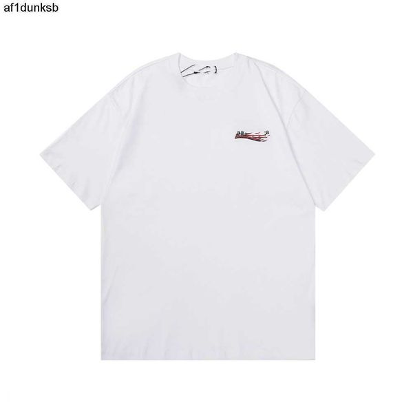 

womenclothing t-shirt fashion design men's t-shirts balencaigaly cotton wrinkle proof printed letter casual couple balencigaly 01-04 me, White;black