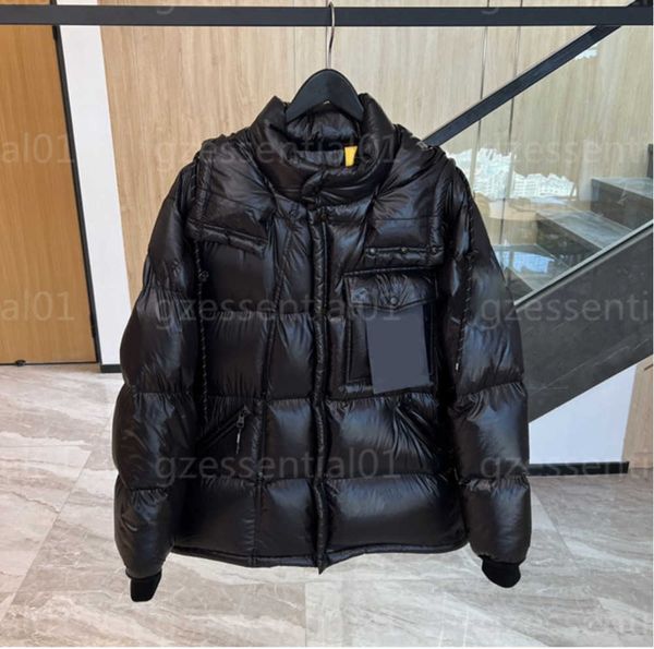 

jacket womens puffer coat men down coats winter warm anthemyx double-breasted higher quality brand clothing mens monclear jackets, Black