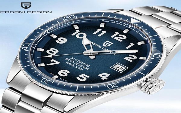 

2020 new pagani design mechanical watches for men luxury automatic watch men waterproof steel business watch relogio masculino t203062419