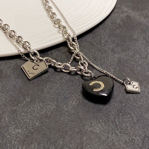 

designer ccity pendant necklaces for women luxury chains pendants fashion jewelry pearl gifts necklace oi5, Silver