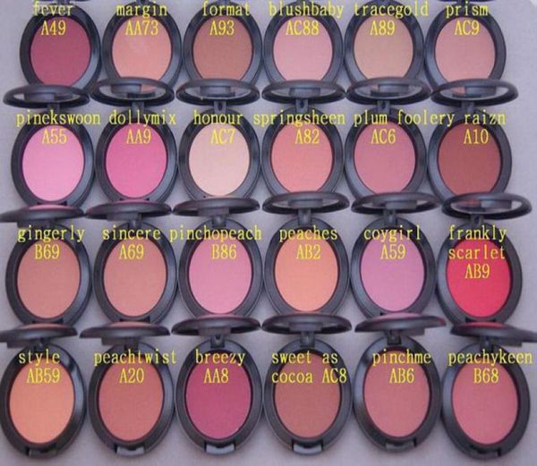 

new arrival 6g powder blush with english name19 colors0124603668