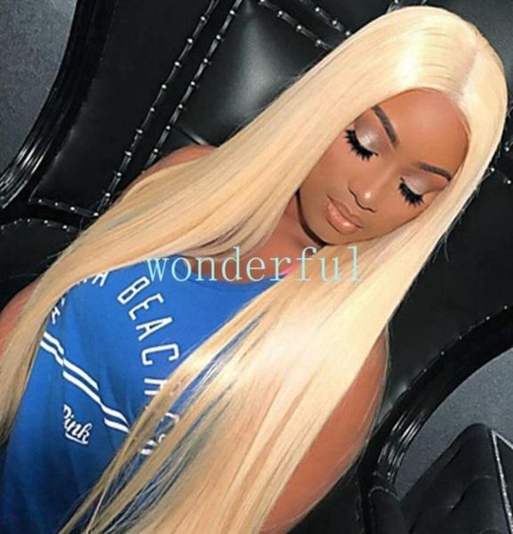 

synthetic lace front wig blonde straight synthetic hair natural hairline middle part blonde women039s long natural wigs hal33297158256453, Black