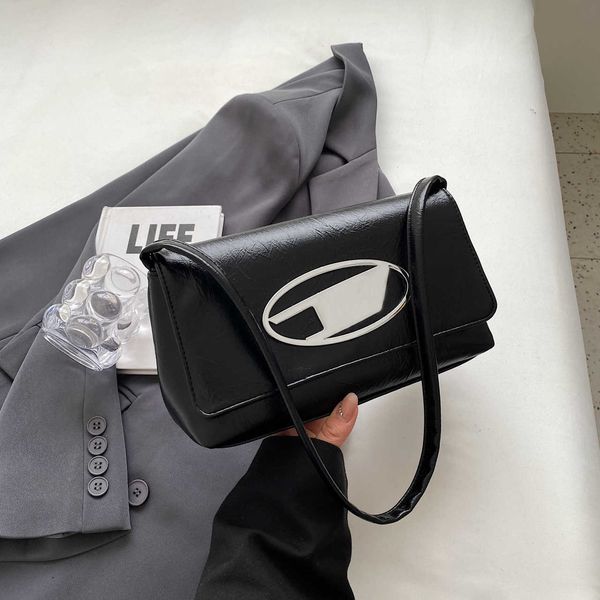 

designer shoulder bag luxury handbag pu leather women armpit small square bag letter d high-quality crossbody bags purse