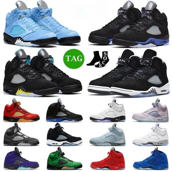 

jumpman 5 5s men basketball shoes unc green bean concord easter pinksicle raging red aqua racer blue oreo mens trainers sport sneakers