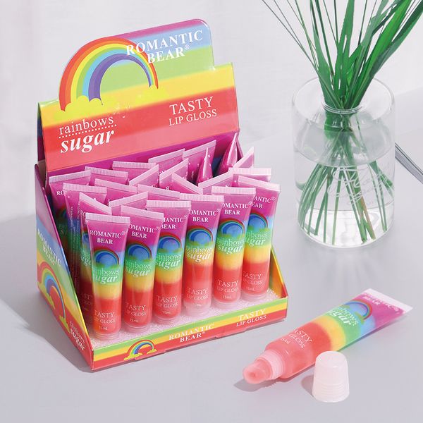 

lipstick 24pcs rainbow moisturizing lipstick care bulk jelly sugar lipstick delicious lipstick shiny lipstick makeup lipstick set 230718