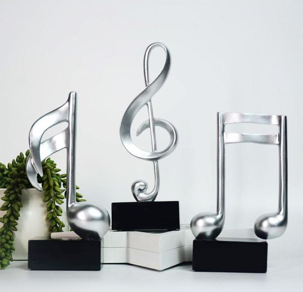 

fashion resin music note statue home decor decoration sculpture collectible arts crafts 19cm music gifts8130341