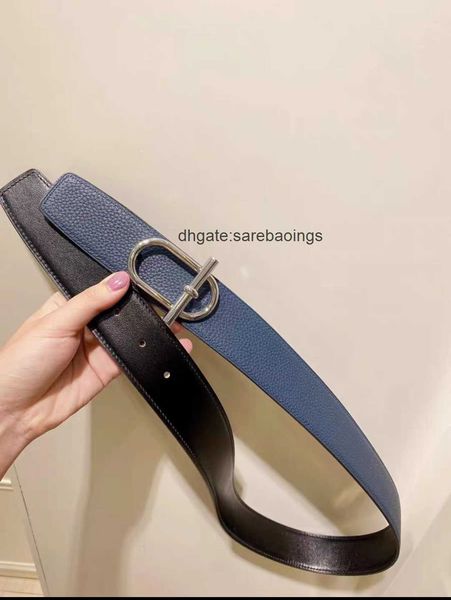 

luxury design belt h togo leather belts for mens and womens designer luxury letter buckle belt fashionable men charm decoration38 mm ht0038, Silver