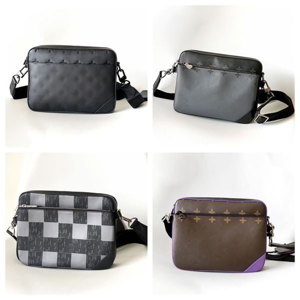 

luxurys designer bag men 3pcs trio leather black men messenger bags purse crossbody bags shopping bag casual canvas bag duffle bag men envel