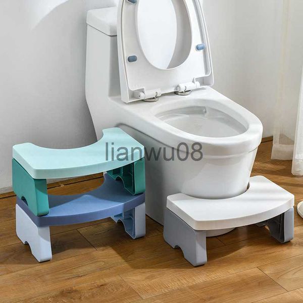 

potties seats household folding toilet step stool squatting bathroom comfortable thickened squat furniture for children pregant elder x0719