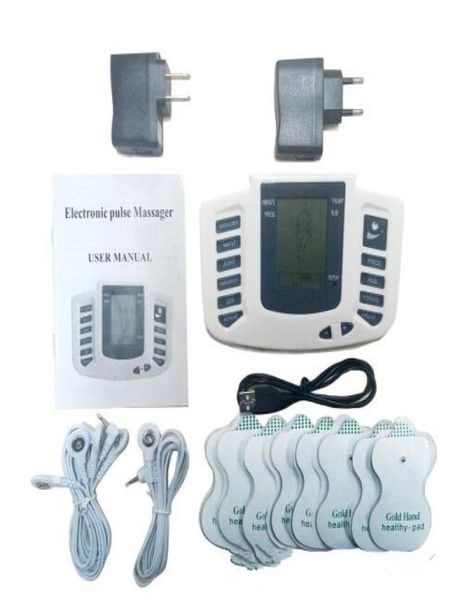 

electrical stimulator full body relax muscle therapy massager massage pulse tens acupuncture health care machine 16 pads3665881