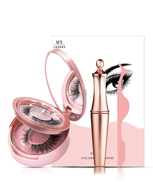 

new sell magnetic liquid eyeliner magnetic false eyelashes tweezer set magnet false eyelashes set make up tools drop shippi4505754
