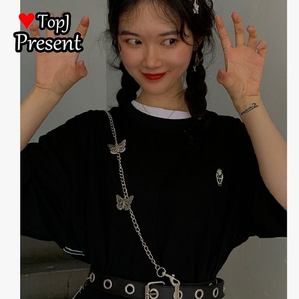 

neck tie punk style jk accessories versatile belt women cool ins with skirt waist chain body pants lolita fashion belt 230718, Blue;purple