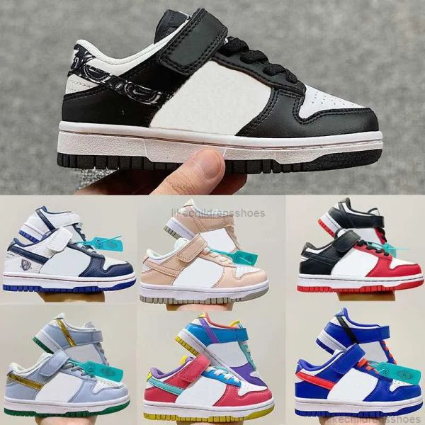 

2022 dunks chunky kids shoes running shoes athletic outdoor boys girls casual fashion sneakers children walking toddler sports trainers eur, Black