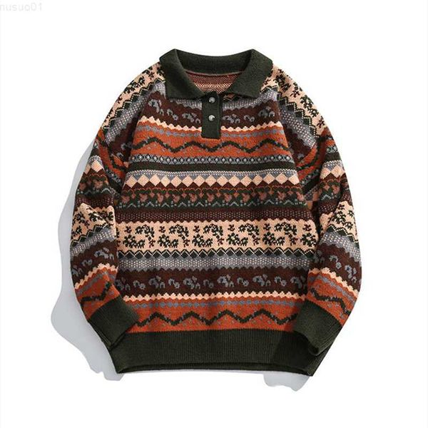 

men's sweaters fleece quarter zip pullover men luxury vintage oversize men sweater dress classic solid casual knit clothes l230719, White;black