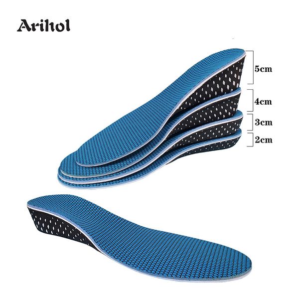 

shoe parts accessories invisible memory foam height increase insole for men women increased lifting inserts lifts elevator insoles 25 cm 230, White;pink