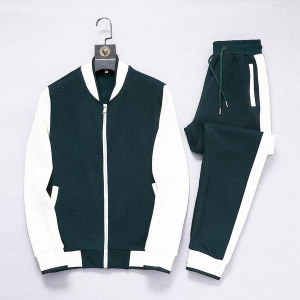 

men's tracksuits plus size outerwear & coats sizehoodies hoodies suit hooded casual fashion color stripe printing asian size wild breat, Gray