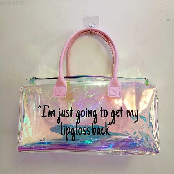 

wholesale clear pvc sports duffle bag luxury fancy transparent