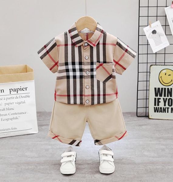 

baby boys clothes fashion summer boys clothing set cotton tshirt shorts 2piece set outfits children clothes tracksuit for 15 1860034, White