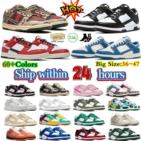 

2023 with box low men women freddy krueger panda pink white black cacao wow plum eclipse sail coast chicago coast gai mens trainers outdoor