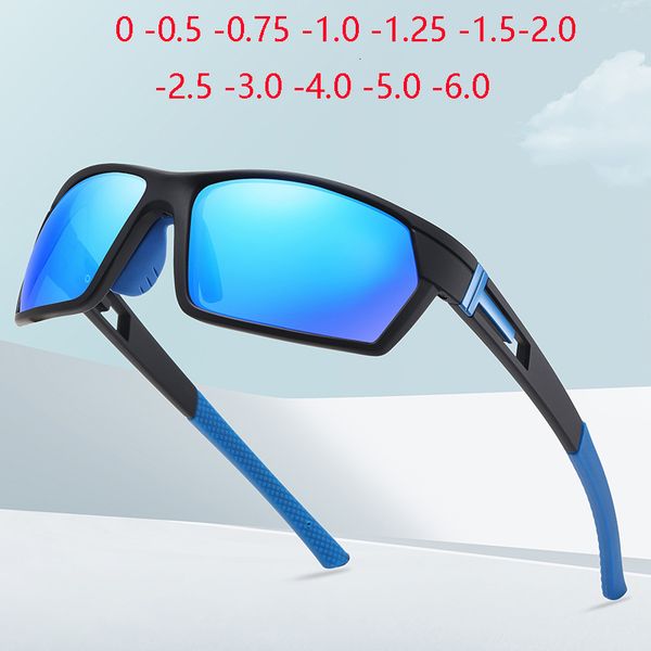

sunglasses sport driving anti nearsighted with diopters colorful lens prescription sun glasses for men 0 05 075 to 6 230718, White;black