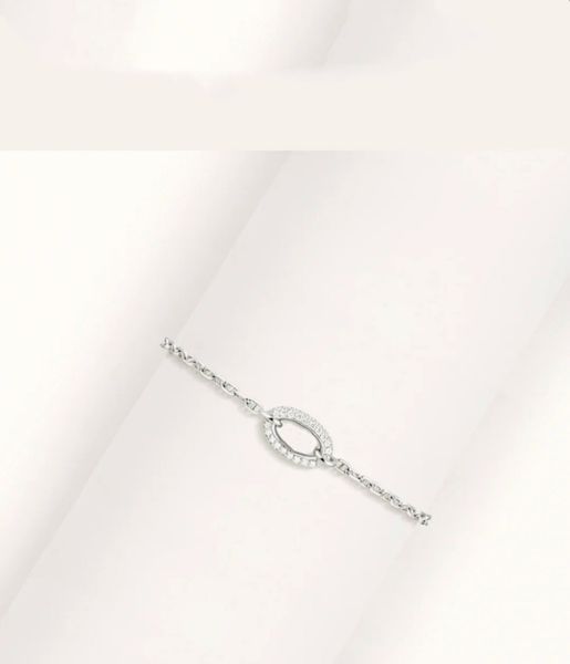 

classic bracelet bracelet 18k gold-plated stainless steel letter pendant lover gift wristband sleeve chain women's bracelet mcteyua, Golden;silver