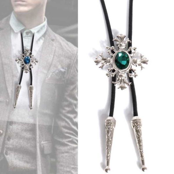 

bolo ties bolo tie for men western cowboy style necktie with alloy buckle decor dxaa hkd230719, Red