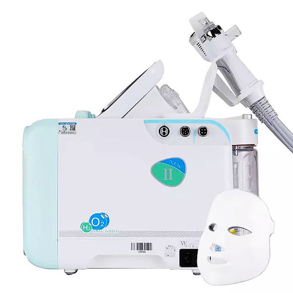 

7 in 1 facial beauty machine professional oxygen facial machine for spa, Black;white
