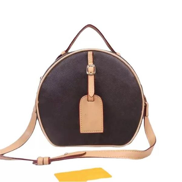 

luxury designer boite chapeau round bag cake cowhide shoulder crossbody bags nano handbags clutchs women phone camera purses makeup bag dhga