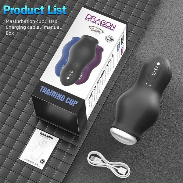 

50% off outlet store male electric cup vibrating trainer male toy